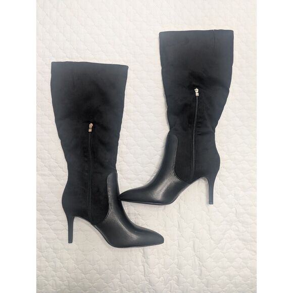 🖤🔥 ZBY Black Knee-High Stiletto Boots – Size 9.5 – New - Picture 2 of 8